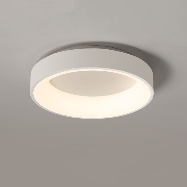 Minimalist LED Flush Mount Ceiling Light Hollowed Large Metal Ceiling Lamp Dimmable for Living Room/Dining Room/Bedroom Room