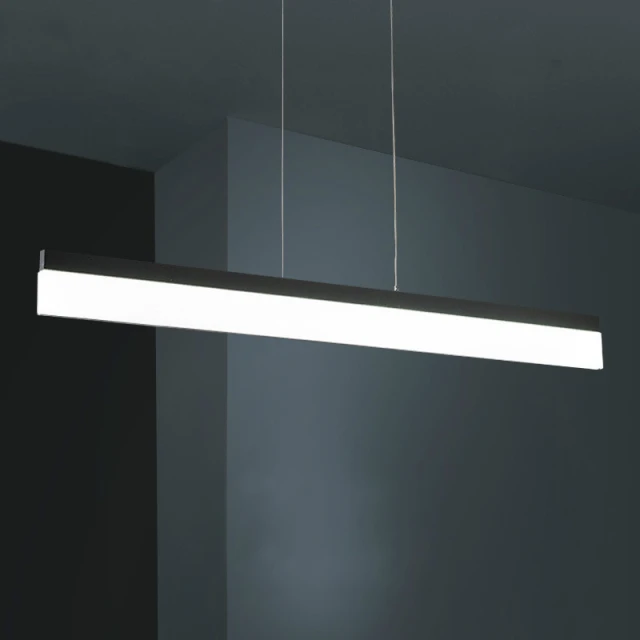 Modern LED Linear Hanging Pendant for Kitchen Island Office Lighting