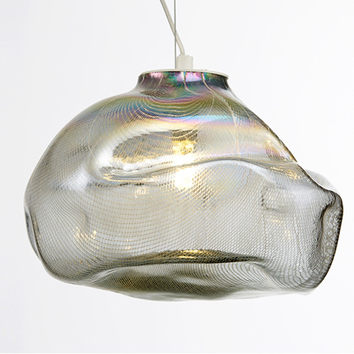 Modern Art Single Light Glass Pendant for Kitchen Island Bar and Restaurant