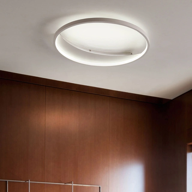 Contemporary Style Half Moon LED Ceiling Light for Kitchen Bedroom Living Area