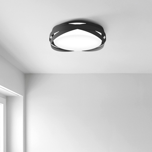 Modern LED Lighting Round Dimmable Pendant Light/Flush Mount, Dual Purpose Lighting for Dining Area Kitchen