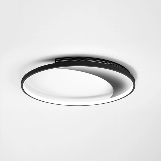 Contemporary Style Half Moon LED Ceiling Light for Kitchen Bedroom Living Area