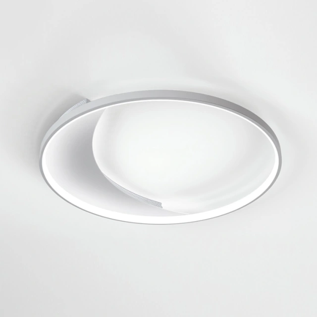 Contemporary Style Half Moon LED Ceiling Light for Kitchen Bedroom Living Area