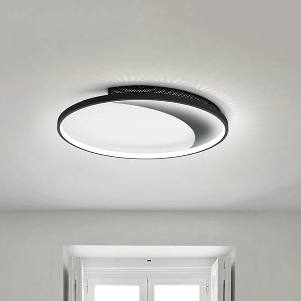 Contemporary Style Half Moon LED Ceiling Light for Kitchen Bedroom Living Area