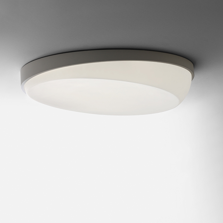 Modern LED Slope Concave Flush Mount Ceiling Light Dimmable,ROOMS