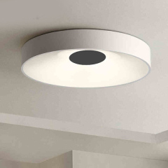 Modern White LED Round Dot Flush Mount Ceiling Lamp for Bedroom Living Room