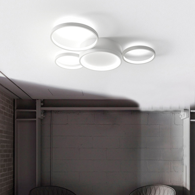 Modern Rings LED Ceiling Lamp Energy Saving Ceiling Lamp for Bedroom