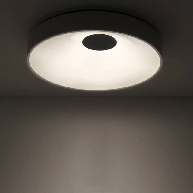 Modern White LED Round Dot Flush Mount Ceiling Lamp for Bedroom Living Room