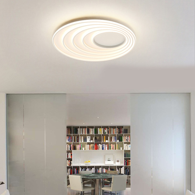 Modern Minimalist Ripples LED Ceiling Lamp Dimmable Energy Star