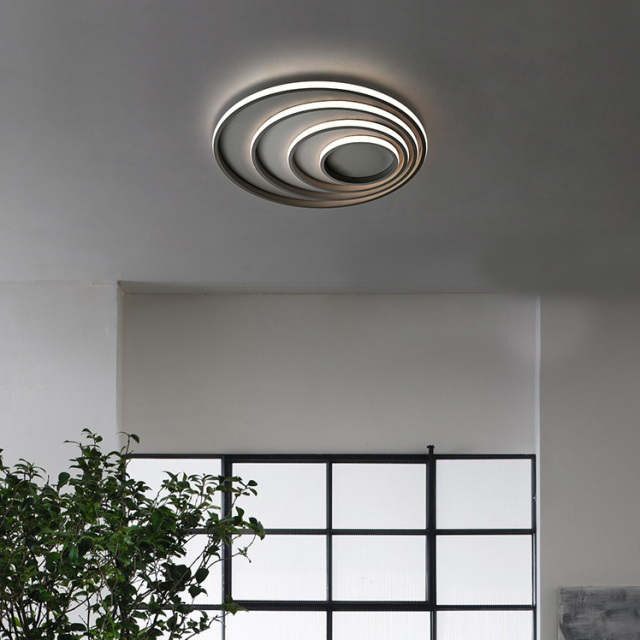 Modern Minimalist Ripples LED Ceiling Lamp Dimmable Energy Star