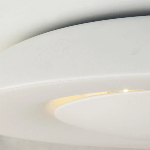 Modern White Minimalist LED Ceiling Lamp Ambient Ceiling Light for Bedroom Hallway