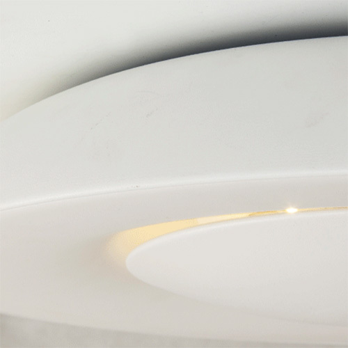 Modern White Minimalist LED Ceiling Lamp Ambient Ceiling Light for Bedroom Hallway