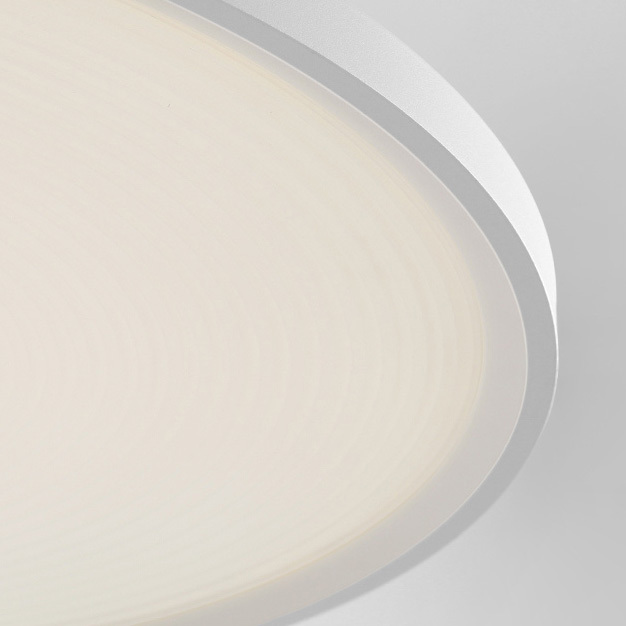 Modern Ultra-thin Disc 1-Light LED Pendant in Black/White for Dinging Room