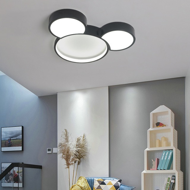 Mickey Mouse LED Ceiling Light Dimmable for Kids' Bedroom Holiday Present Gift