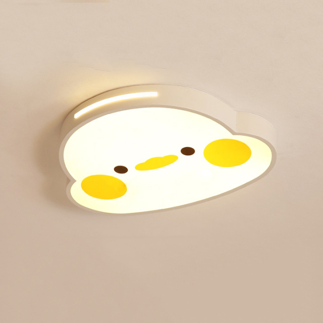 Modern Dimmable LED Cute Duck Flush Mount for Childs' Bedroom Nursery Room