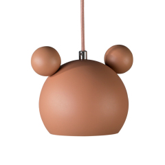 Scandinavian Style 1-Light Mickey Hanging Pendnant Lamp Cute Mini Pendant Light