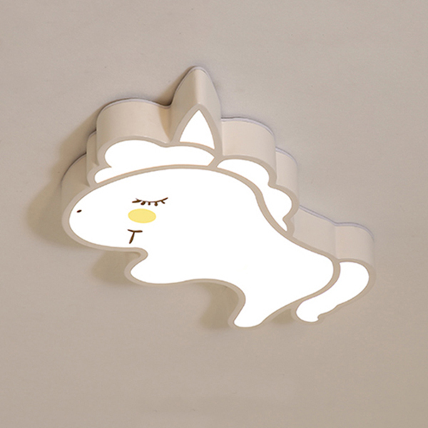 Modern Cute Design Unicorn LED Flush Mount Dimmable for Nursery/Play Room Kid's Room Lighting