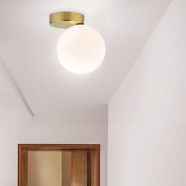 Modern Design 1-Light Aim Wall Sconce Brass Ceiling &amp; Wall Mounted Lamp