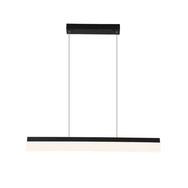 Modern LED Linear Hanging Pendant for Kitchen Island Office Lighting