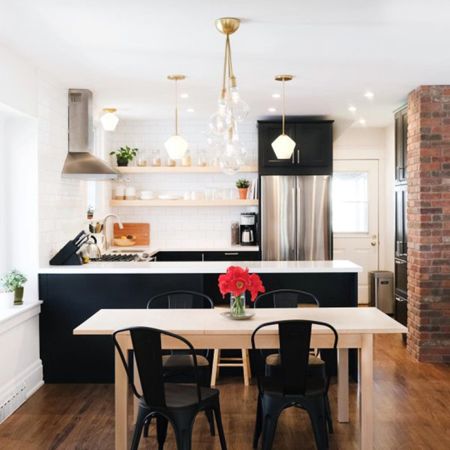 Modern Minimalist 5-Light Cluster Pendant with Clear Reeded Glass for Living Dining Room