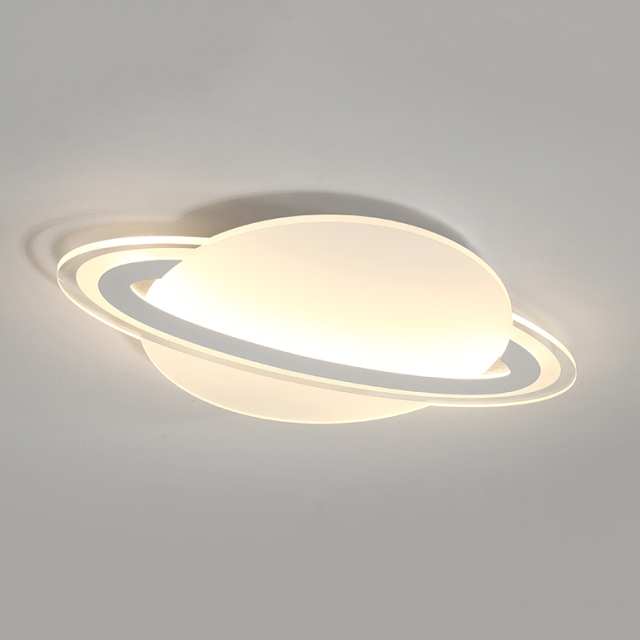 Modern Style Saturn LED Ceiling Lamp for Kid's Room Lighting