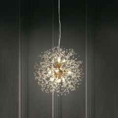 Contemporary 9/8 -Light Firework Modern Chandelier Lighting for Living Room Restaurant