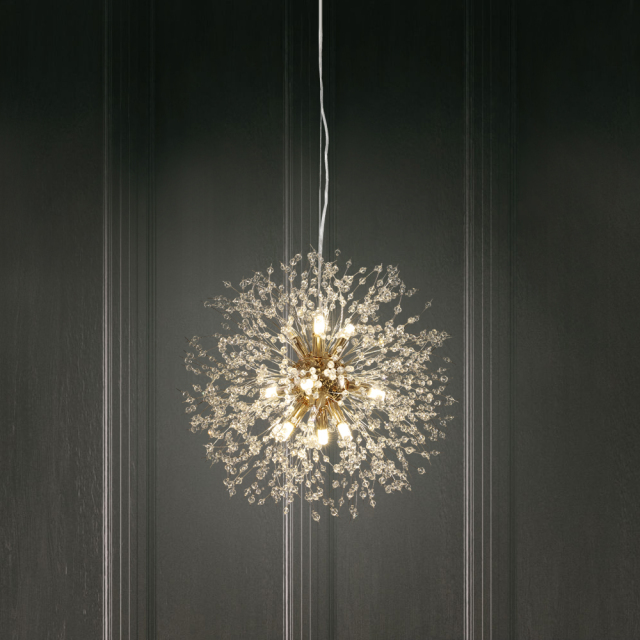 Contemporary 9/8 -Light Firework Modern Chandelier Lighting