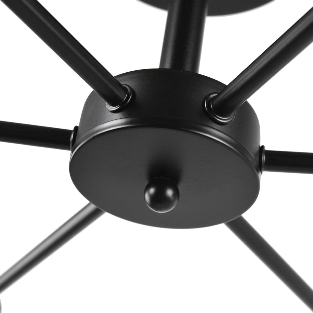 Modern Decorative Statement 6-Light Sputnik Chandelier