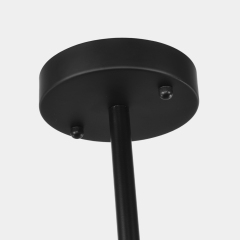 8-Light Modern Linear Semi Flush Mount Sputnik Light