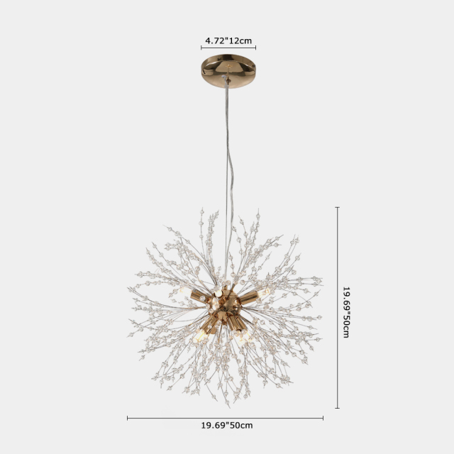 Contemporary 9/8 -Light Firework Modern Chandelier Lighting