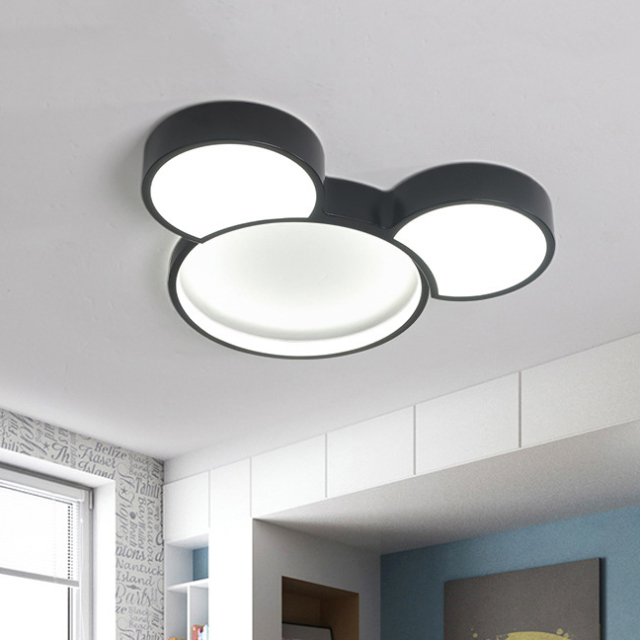 Mickey Mouse LED Ceiling Light Dimmable for Kids' Room Holiday Present Gift