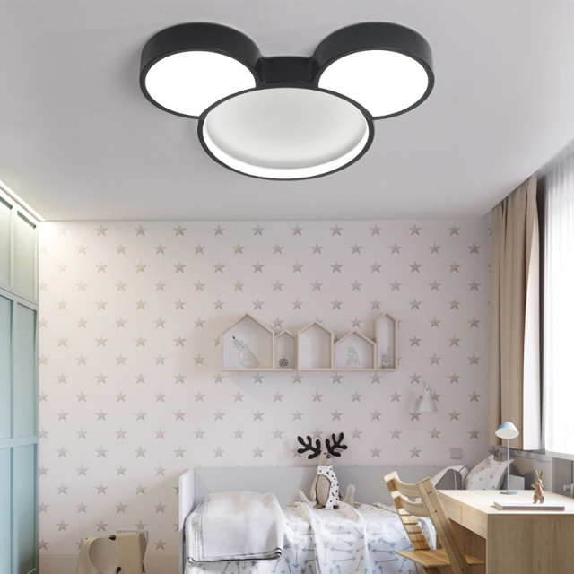 Mickey Mouse LED Ceiling Light Dimmable for Kids' Room Holiday Present Gift