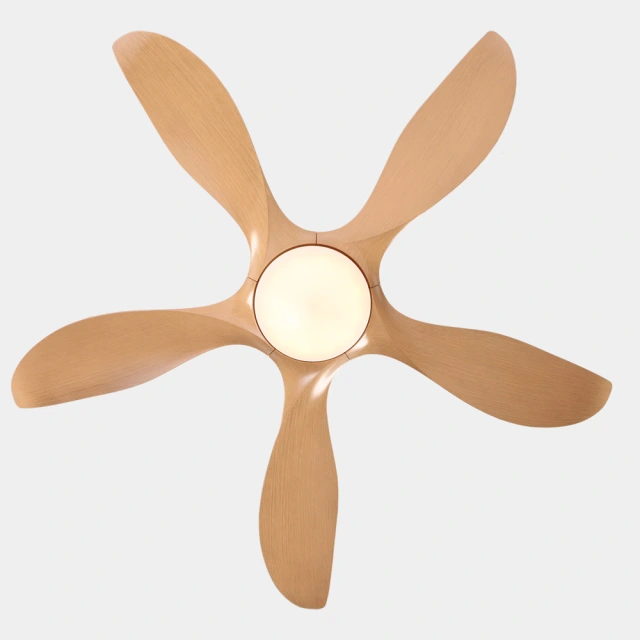 Modern Farmhouse 5 Blades Remote Control Ceiling Fans for Living Room Dining Room