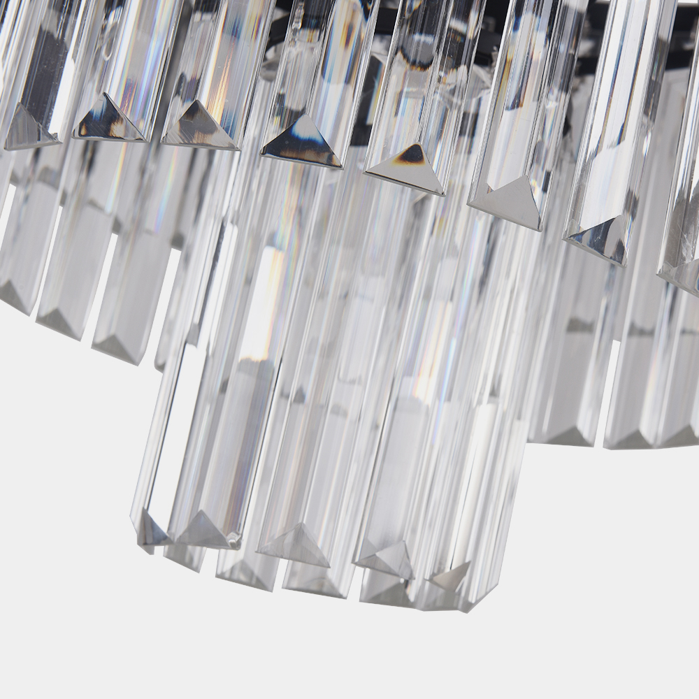 Modern Contemporary 9 6 Lights Crystal Semi Flush Mount Chandelier For   14c432979d 