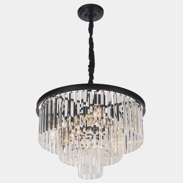 Modern Contemporary 9/6 Lights Crystal  Semi Flush Mount Chandelier for Living Room