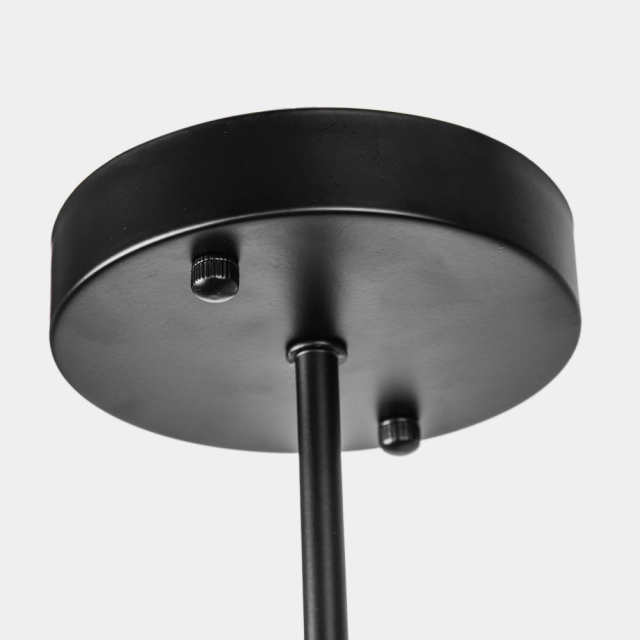 Modern Sputnik 8 Lights Semi Flush Ceiling Lights with Black Finish for Living Room Dining Room