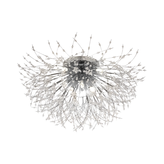 Modern Contemporary 8/6 Lights Sputnik Large Crystal Chandelier for Bedroom Living Room