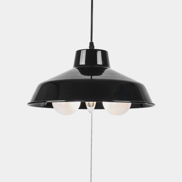 Modern Industrial Three-Lights Dome Pendant Light for Kitchen Island Dining Table