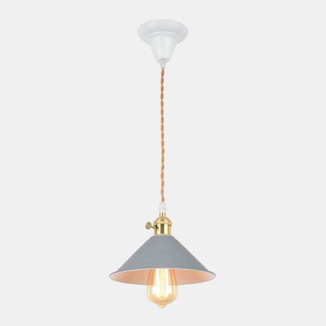 Modern Industrial Cone Single Pendant Light for Kitchen/Dining Room/Living Room