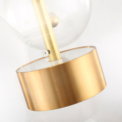 Module for Modern Soap Bubble Pendant Light Clear Globe Glass