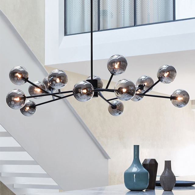 Price difference for Contemporary Style 15-Light Branching Modo Chandelier