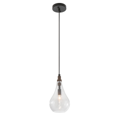 Modern Minimalist One Light Teardrop Pendant Light for Kitchen/Dining Room/Living Room