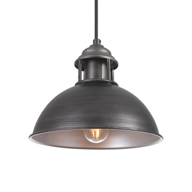 Modern Industrial Style One Light Dome Pendant Light for Entryway/Kitchen