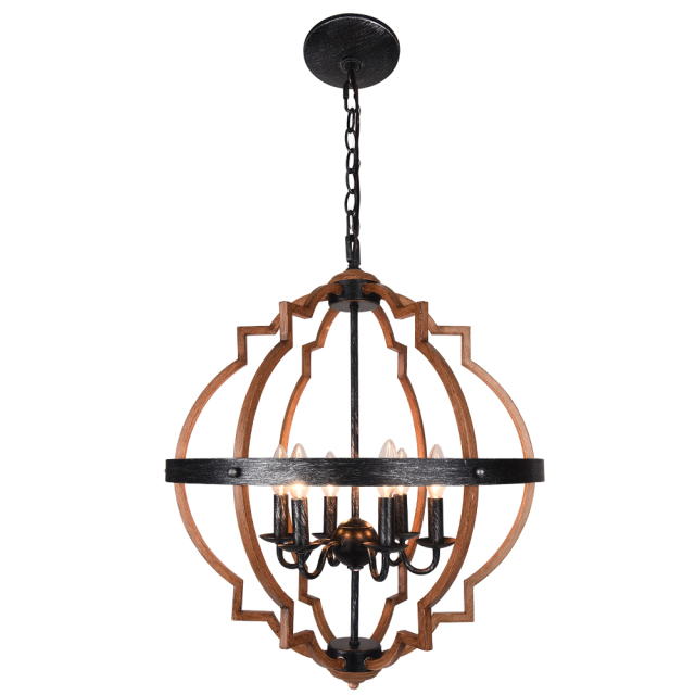 Modern Farmhouse 4/6 Lights Globe Pendant Light For Kitchen Dining Room