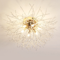 Modern Contemporary 8/6 Lights Sputnik Large Crystal Chandelier for Bedroom Living Room