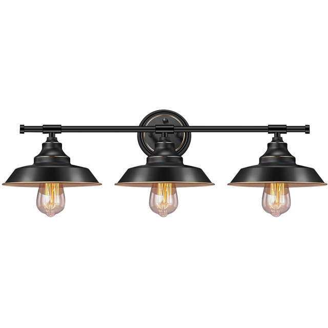 Modern Industrial 3-lights Dimmable Armed Sconce for Bedroom Living Room