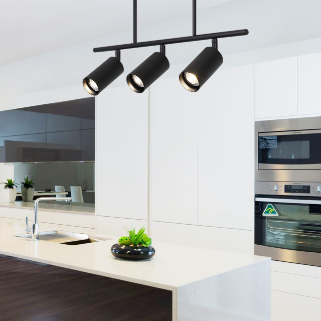 Modern Adjustable 3-Light Track Lighting for Kitchen/Dining Room