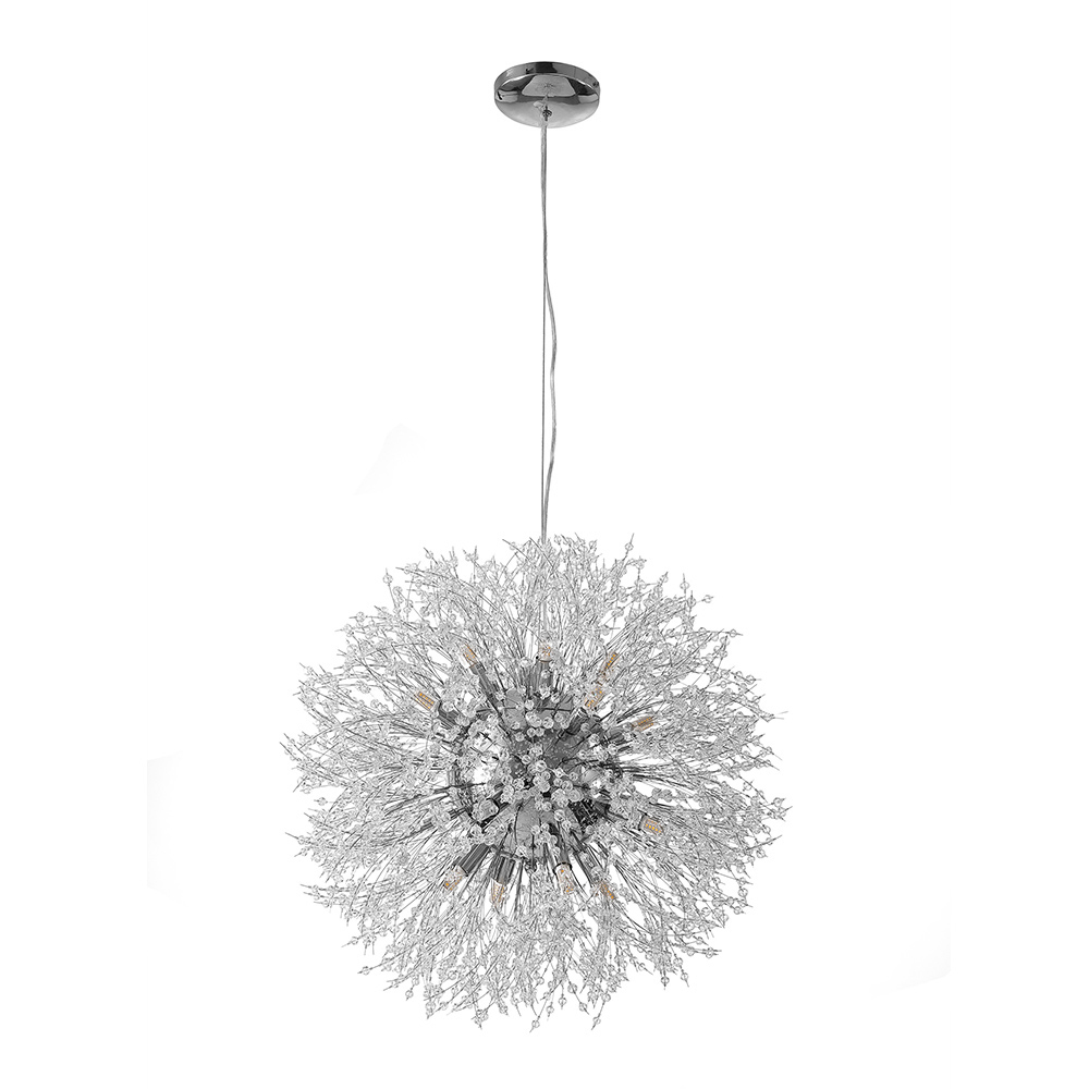 Contemporary 16 Light Modern Crystal Sputnik Firework Chandelier Pendant Lighting for Restaurant/ Bedroom