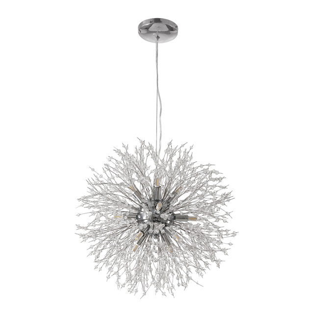 Contemporary 16 Light Modern Crystal Sputnik Chandelier Pendant Lighting for Restaurant/ Bedroom