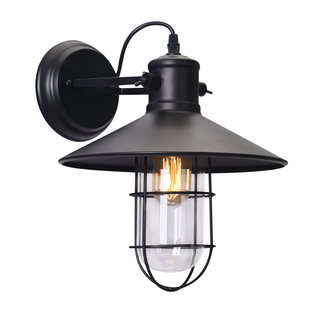 Farmhouse Rustic Style Outdoor 1 Light Wall Lights for Front Door/ Entryway/Living Room